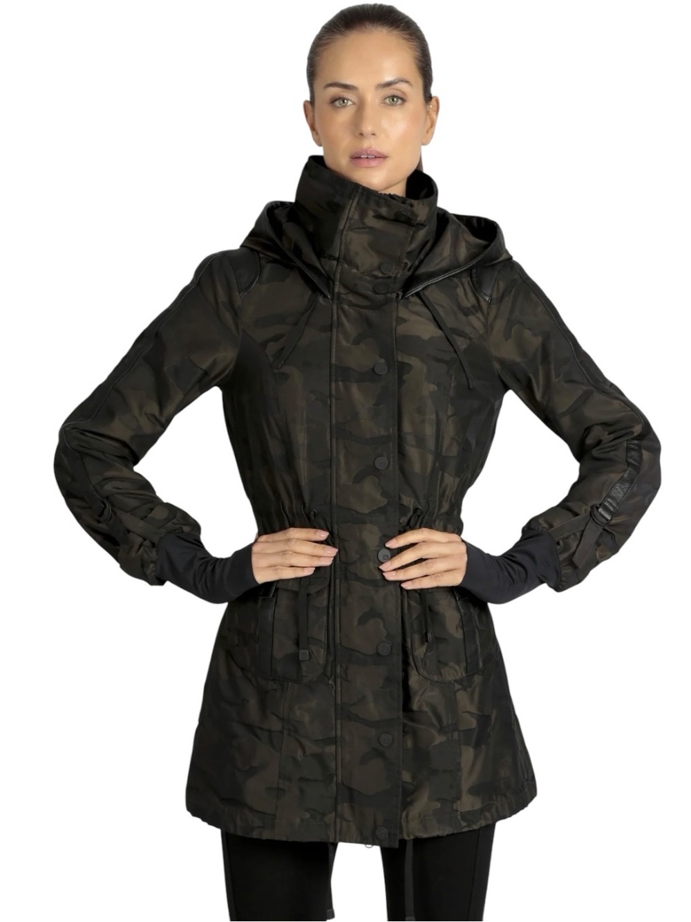 Blanc Noir Camo Anorak Jacket